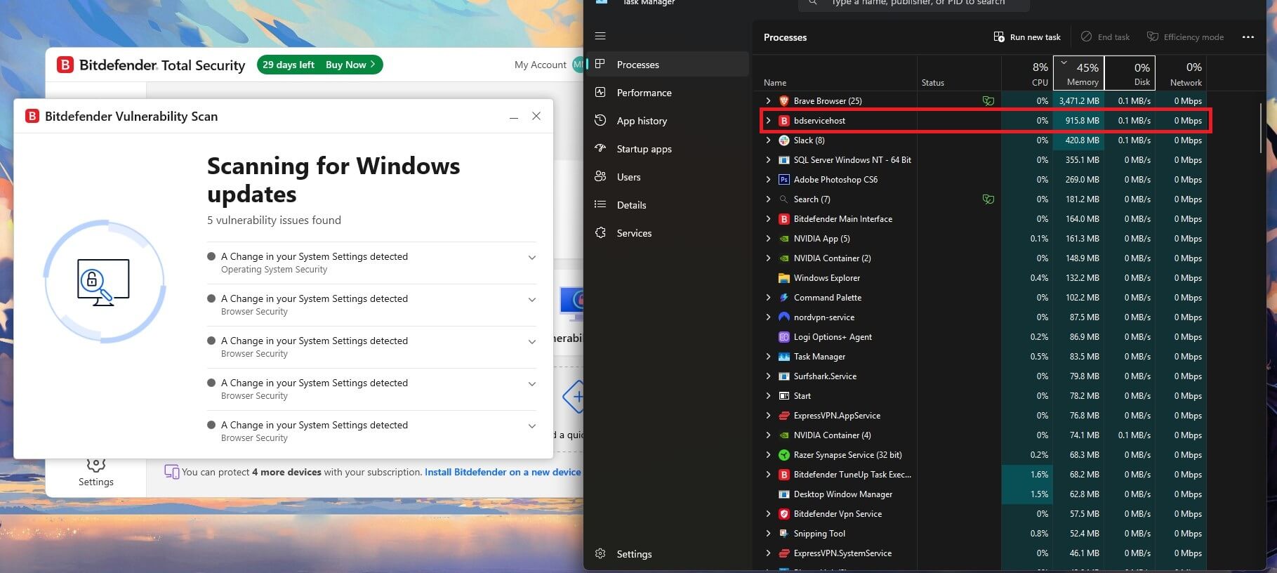 Bitdefender Vulnerability Scan Resources