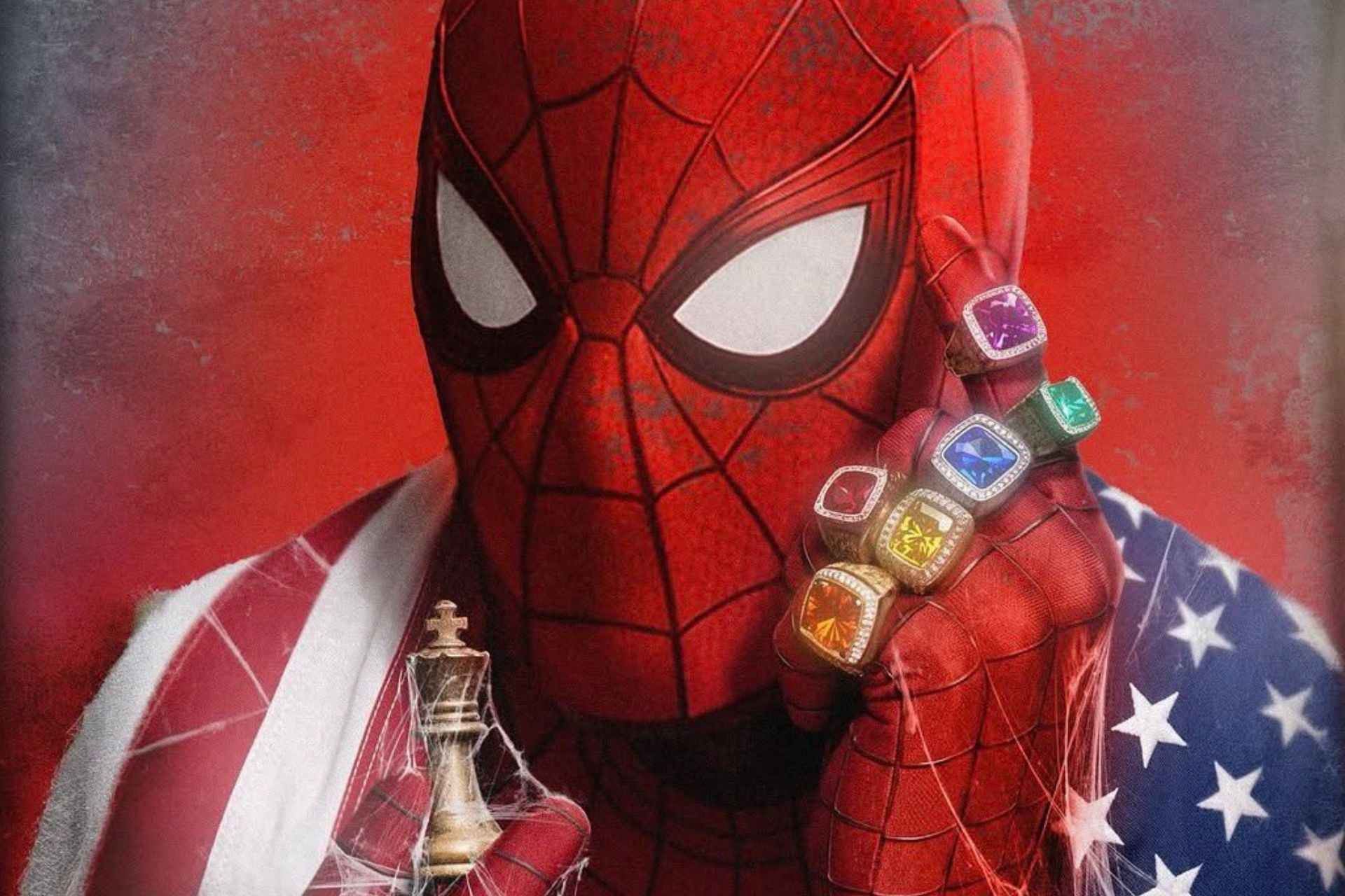 A crop of Michael Jordan-inspired art celebrating Brand New Day's box office victory over Avengers: Endgame.