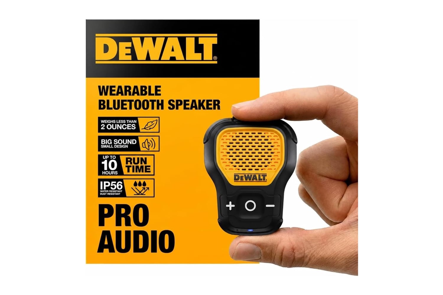 Dewalt Wearable Bluetooth Speaker
