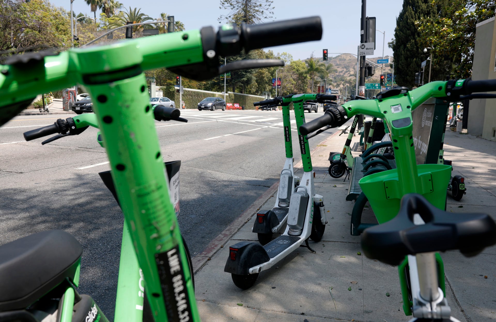 E Scooters in Los Angeles, California