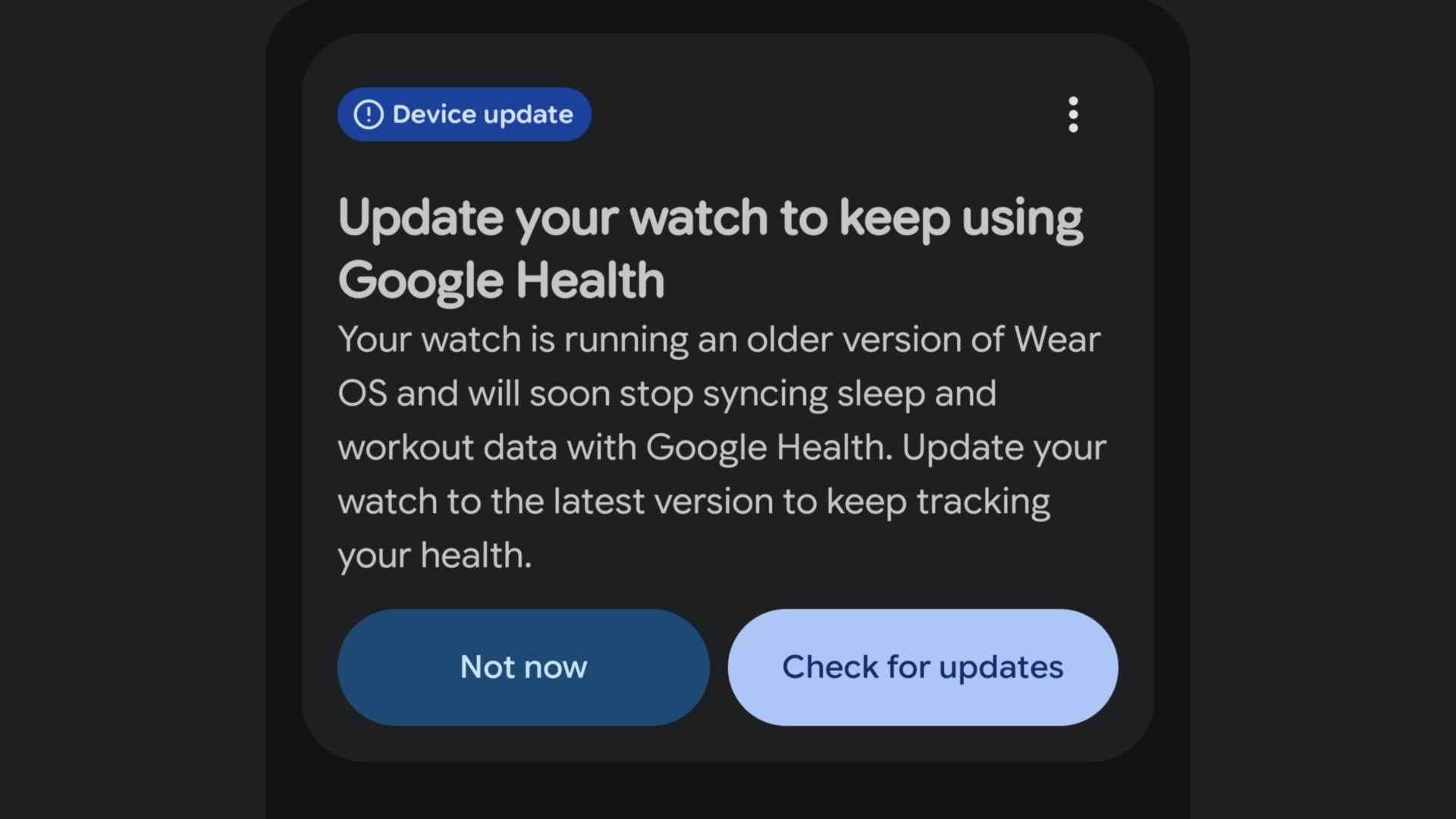 Google Health Pixel Watch Warning Reddit