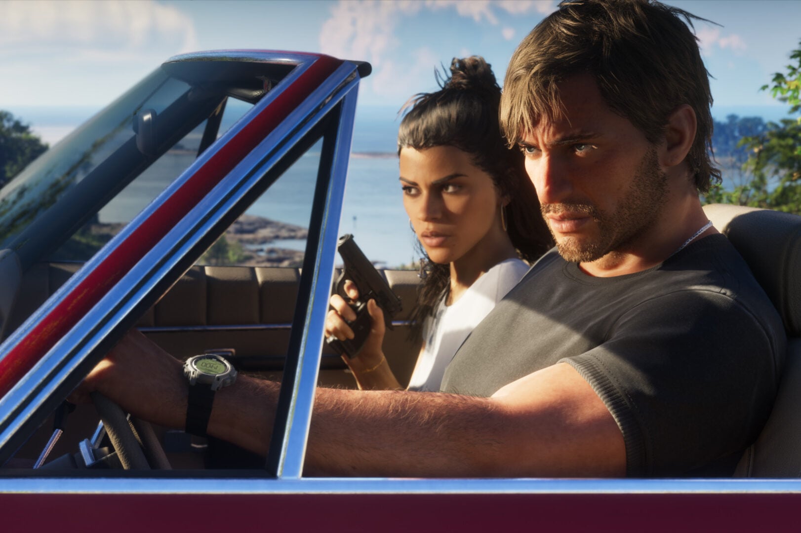 Grand Theft Auto 6 shot of main characters.