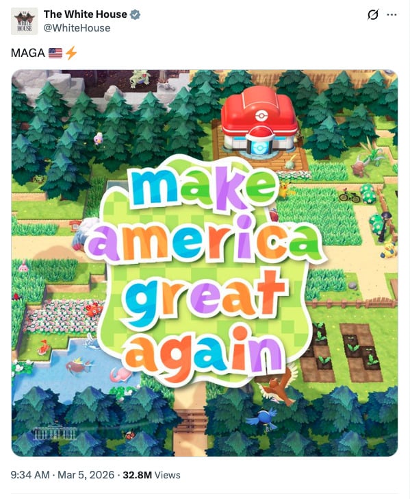 A MAGA riff on Animal Crossing