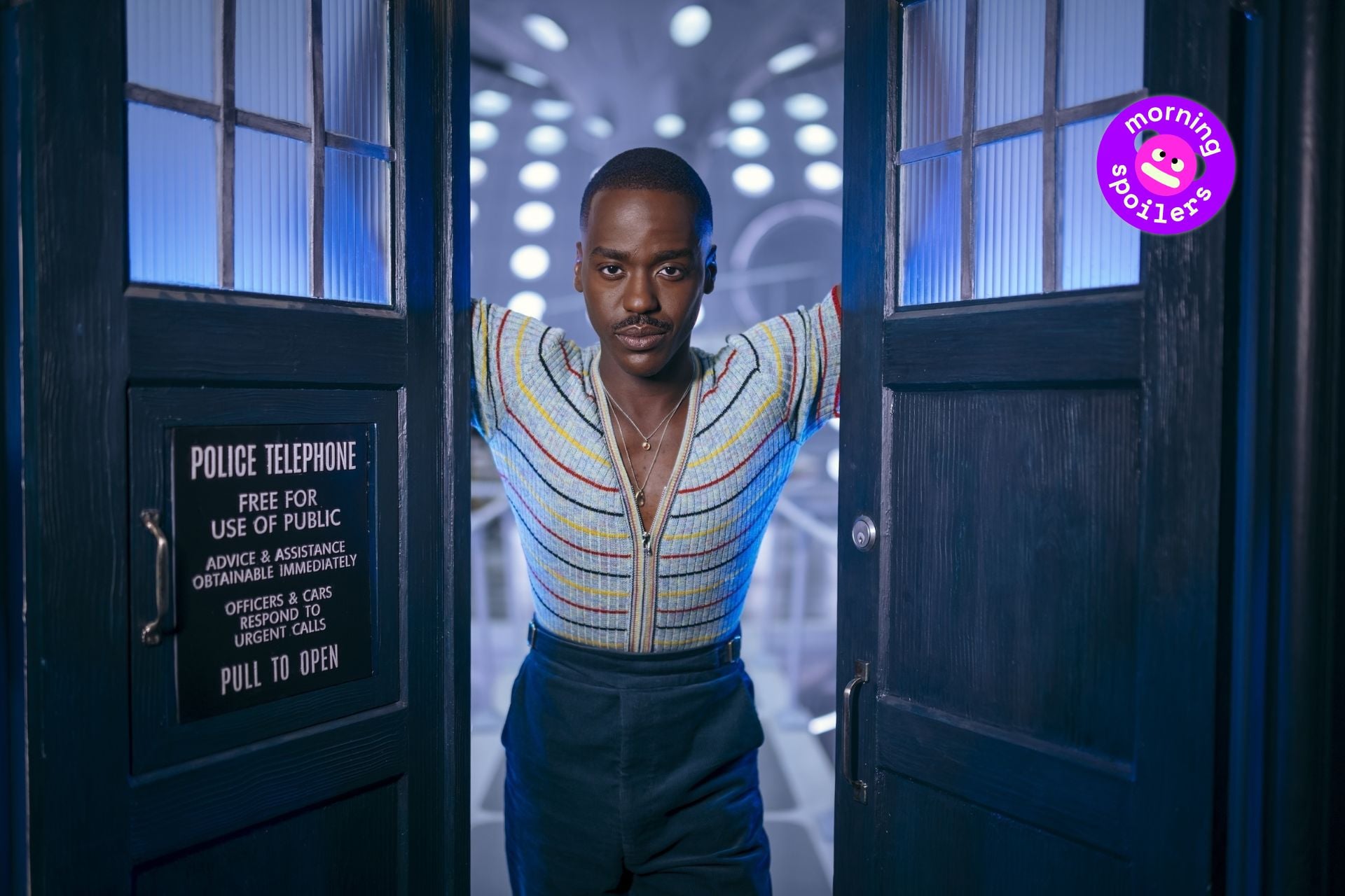 A photo of Ncuti Gatwa as Doctor Who.