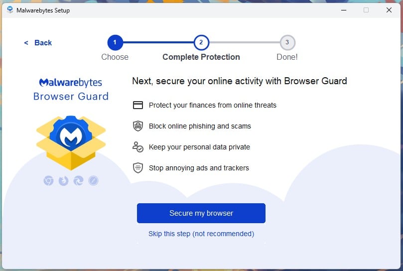 Malwarebytes Setup 3
