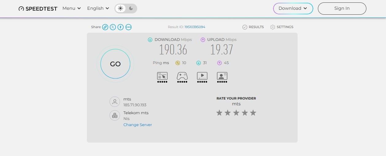 Native Speed Update