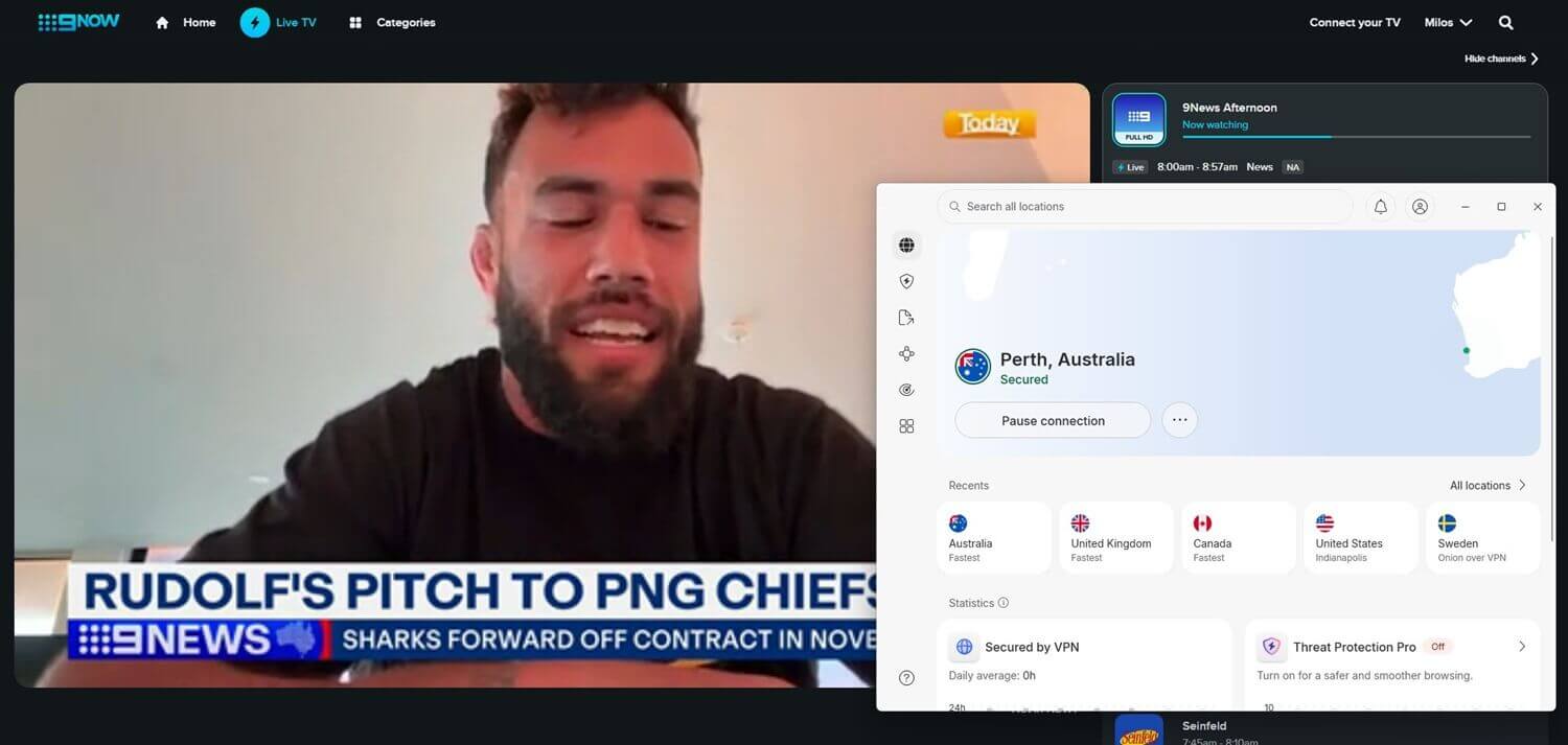 Nordvpn Australian Tv Unblock 9now