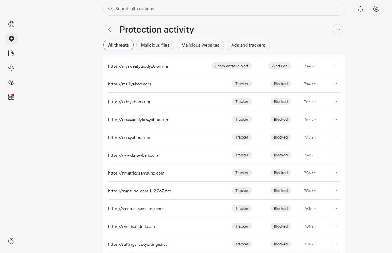 Nordvpn Threat Protection Pro Blocked Threats