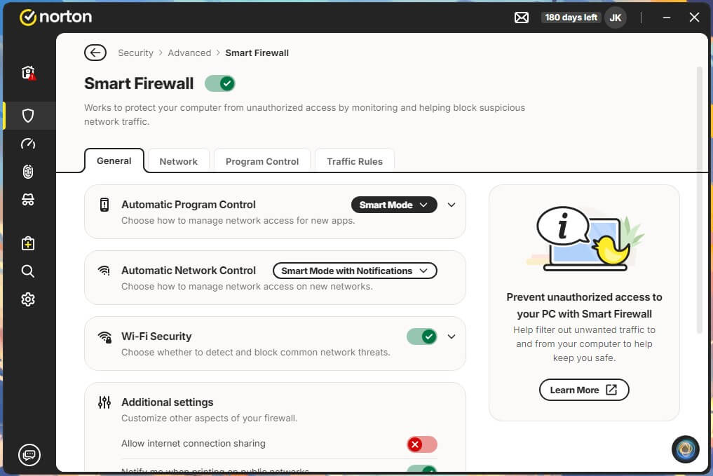Norton Antivirus Firewall Rules