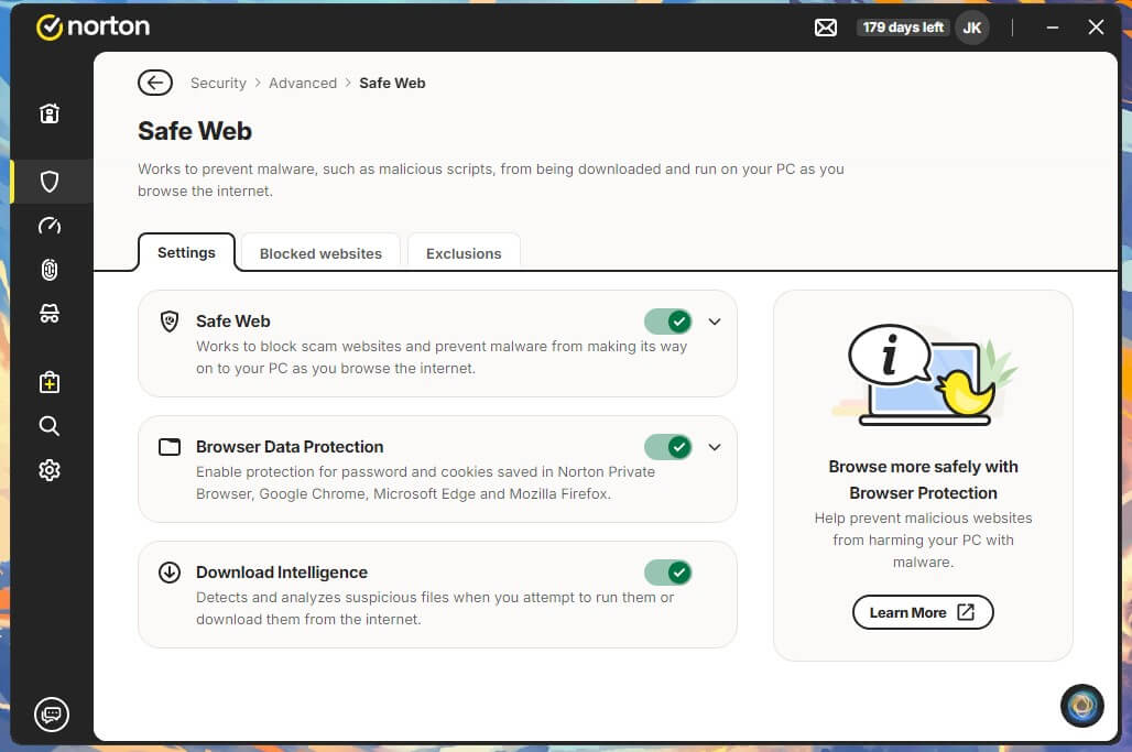 Norton Safe Web