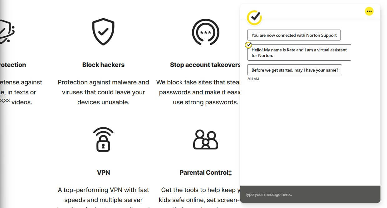 Norton Support Kate