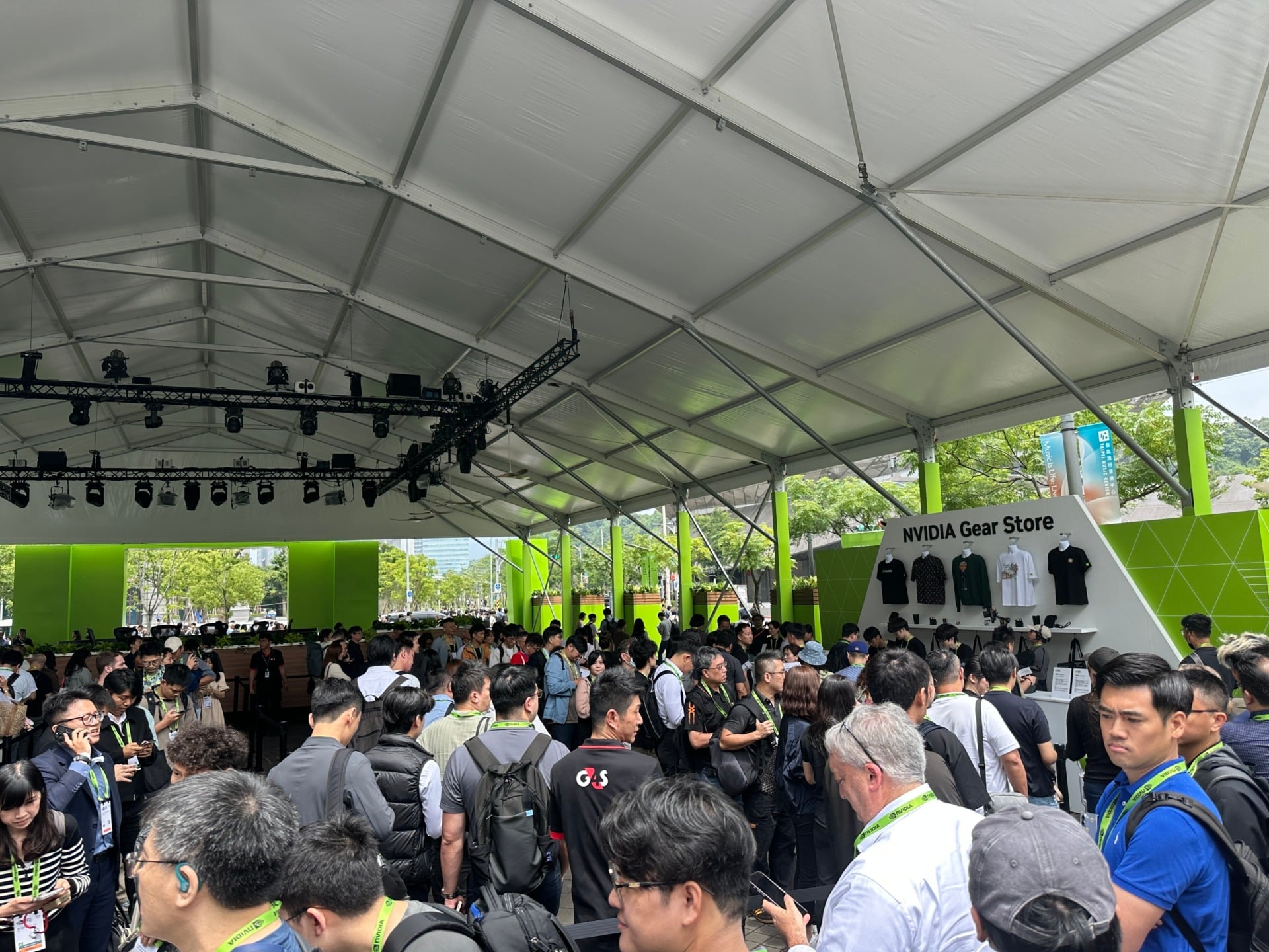 Nvidia Computex Swag Booth