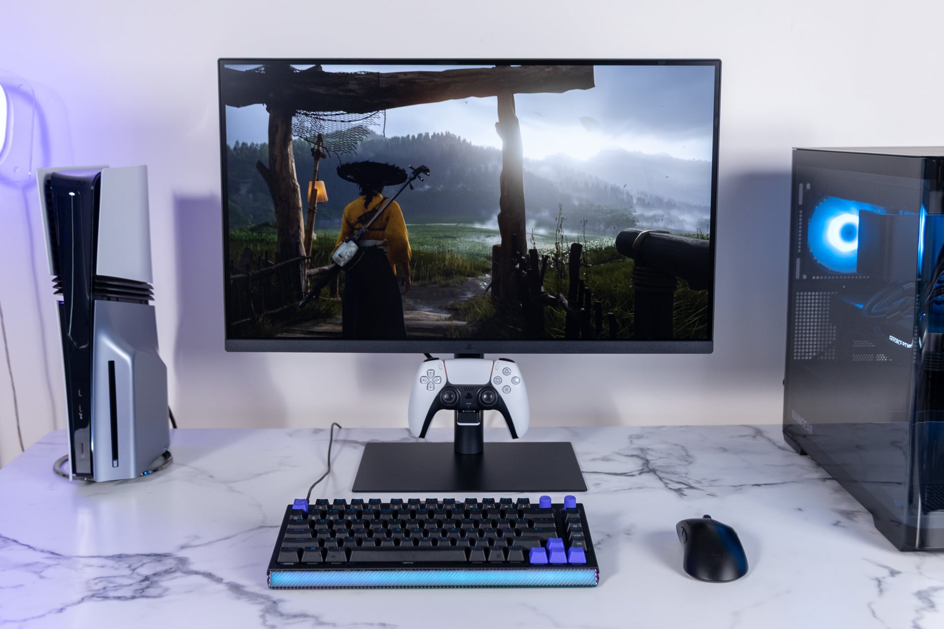 Playstation 27 Gaming Monitor With Dualsense Charging Hook Review 03