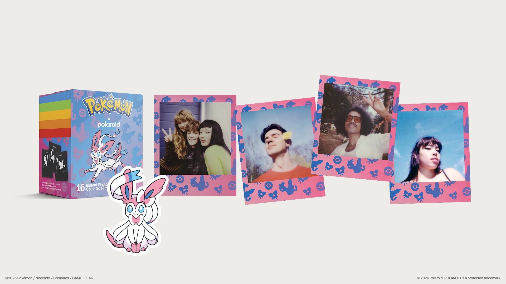 Polaroid Pokemon Go Film Sylveon Edition