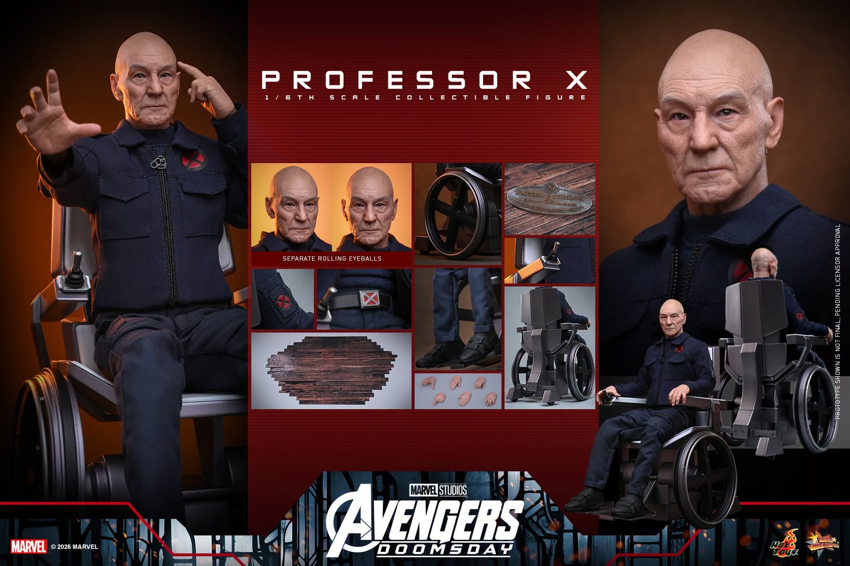 Professor X Avengers Doomsday Hot Toys 7