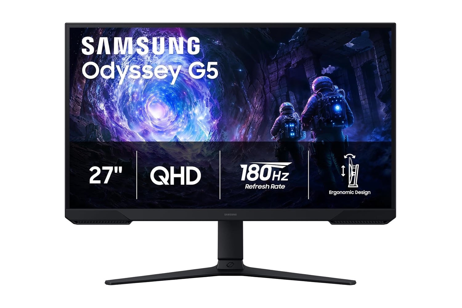 Samsung 27 Odyssey G5 (g51f) Series Qhd (1440p) Gaming Monitor