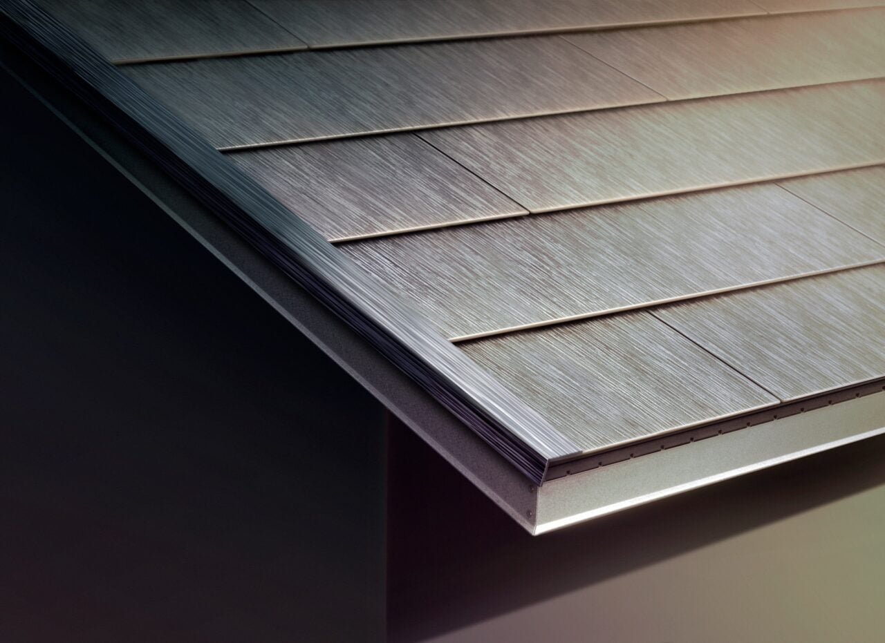 Tesla Solar Roof Tile Close Up