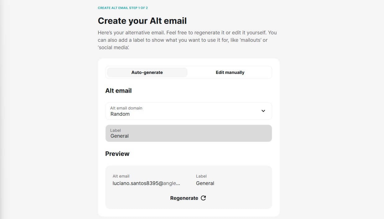 Surfshark Alt Email