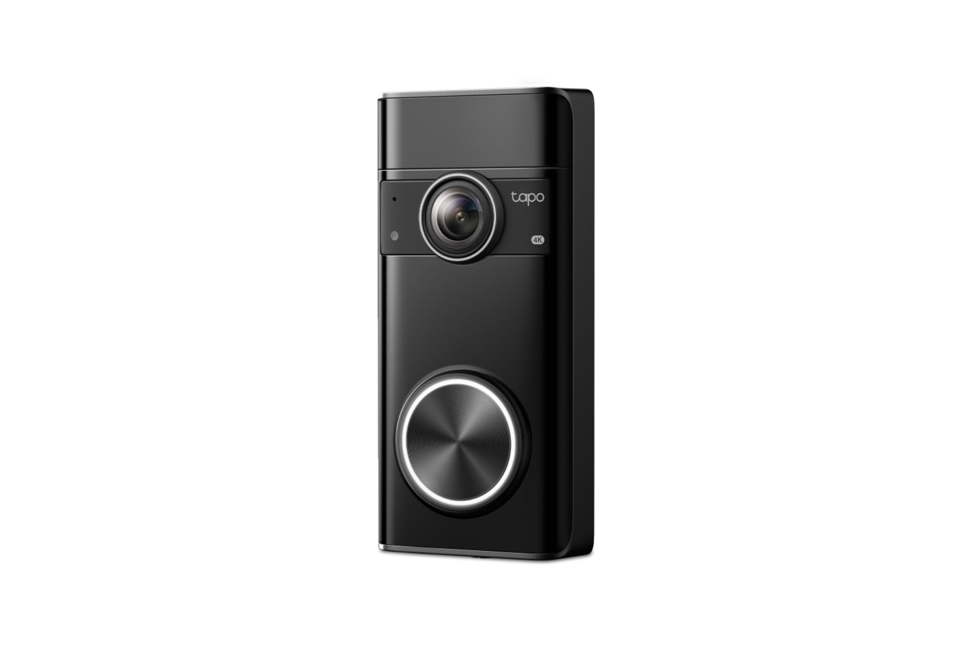 Tapo Doorbell Pro D260 at an angle against a White Background