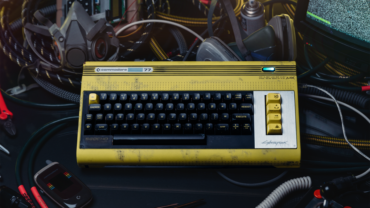 They Really Didn’t Have to Go This Hard for the Cyberpunk 2077 Edition of the Commodore 64