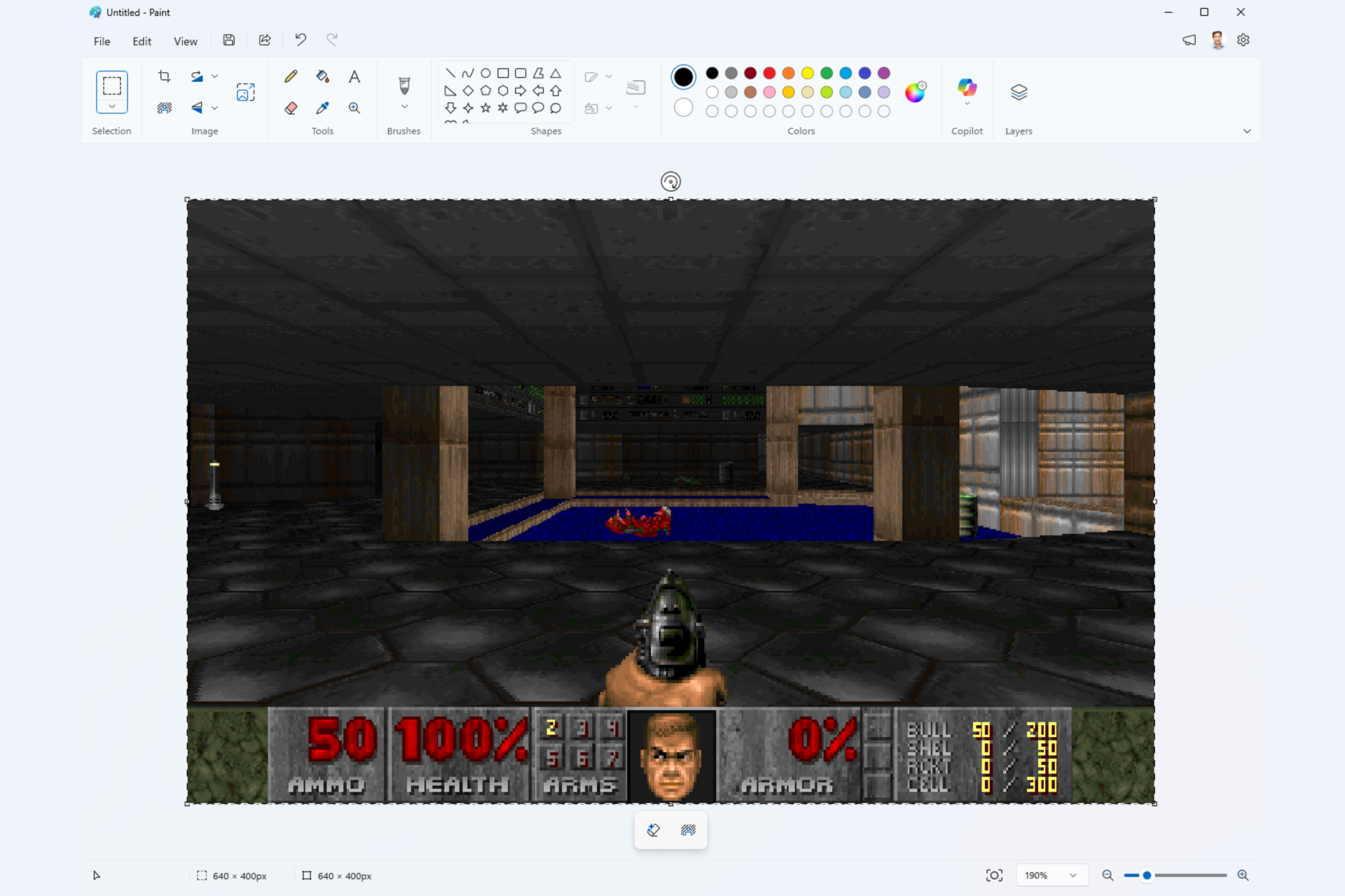 Doompaint proof-of-concept image