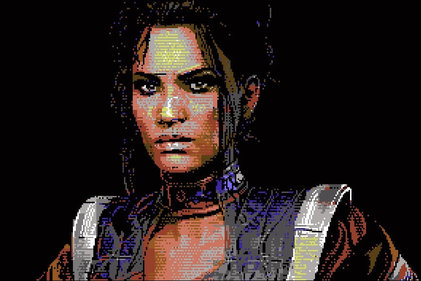 Judy Cyberpunk 8 Bit Commodore