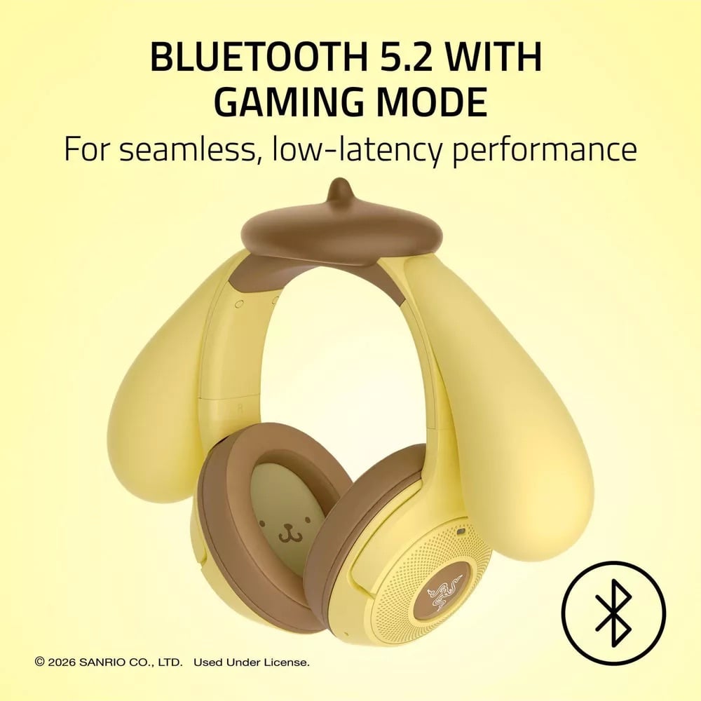 Pompompurin Razer Kraken Kitty V2 Bt Gaming Headset=4