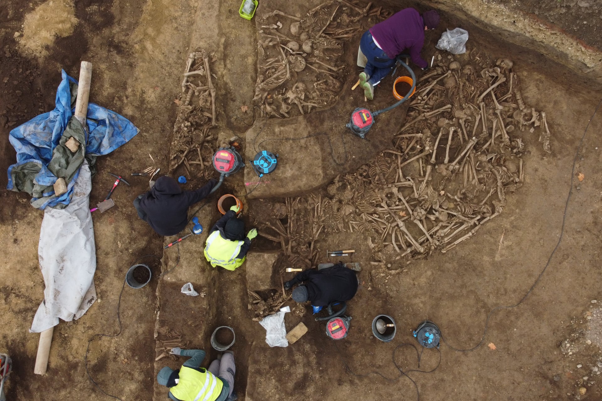Excavations at Simmering, Austria.