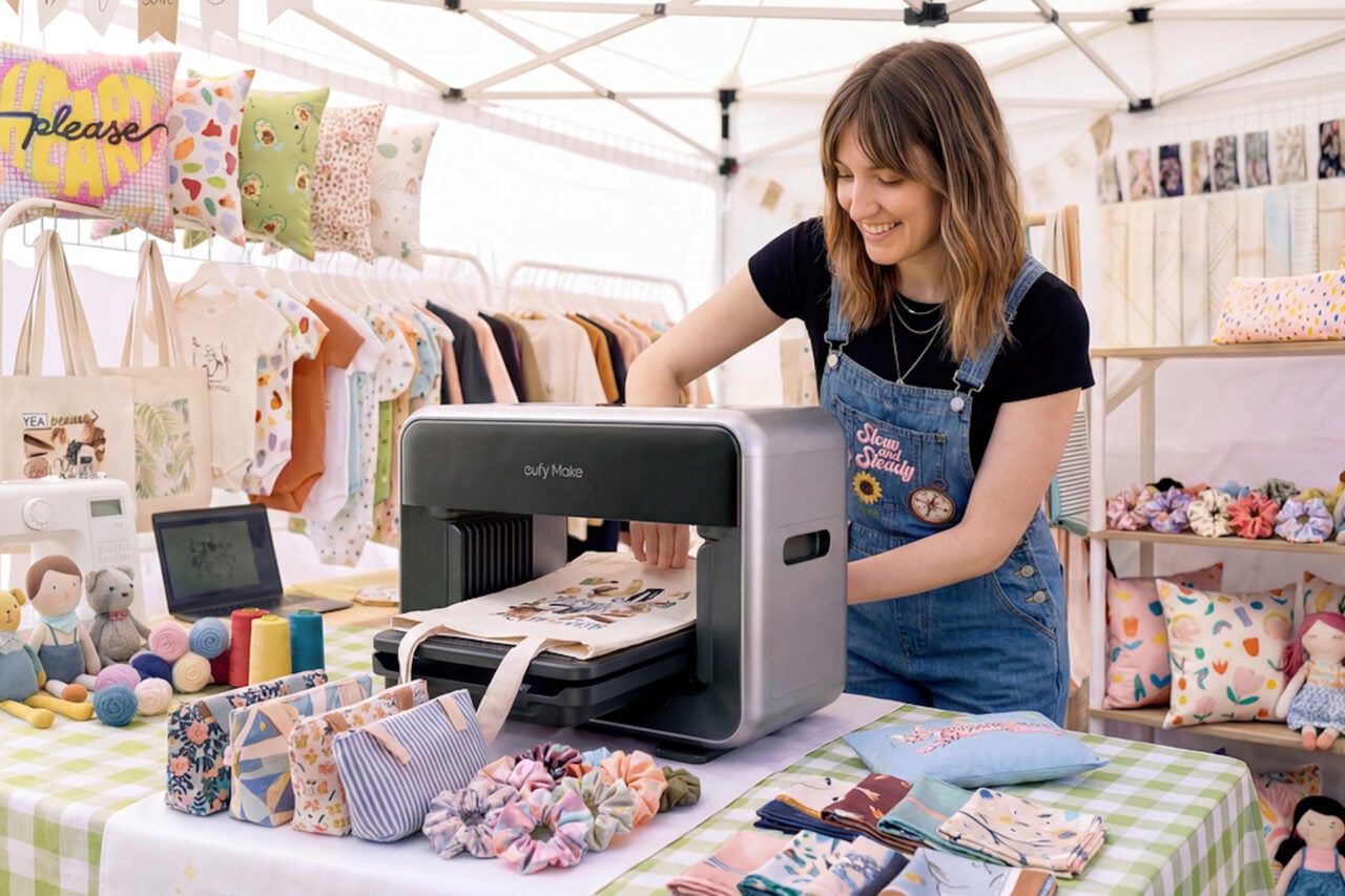 Anker Eufymake Fabric Printer In Action