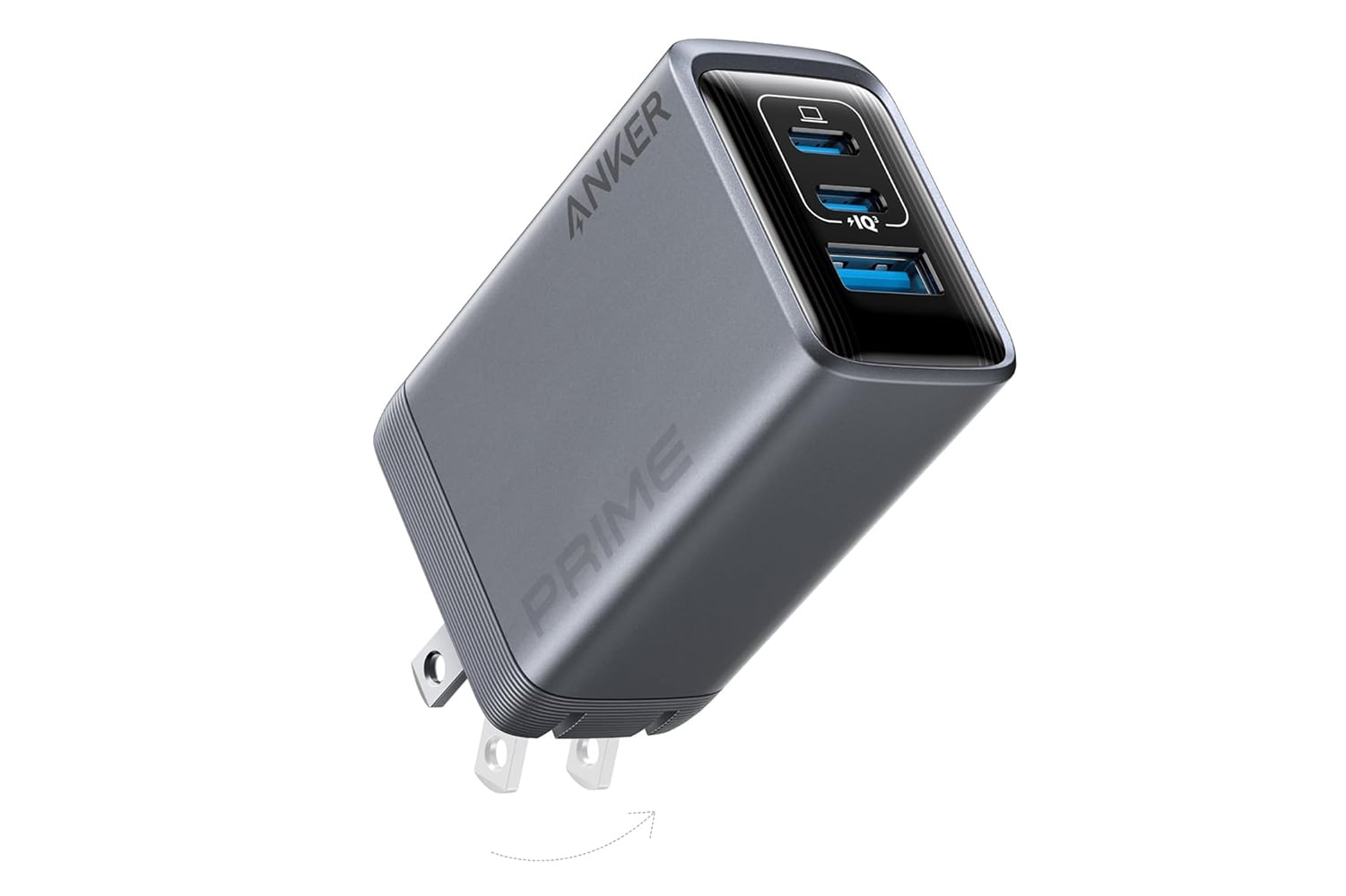 Anker Prime Charger, 100w Max 3 Port Compact Foldable Usb C Charger