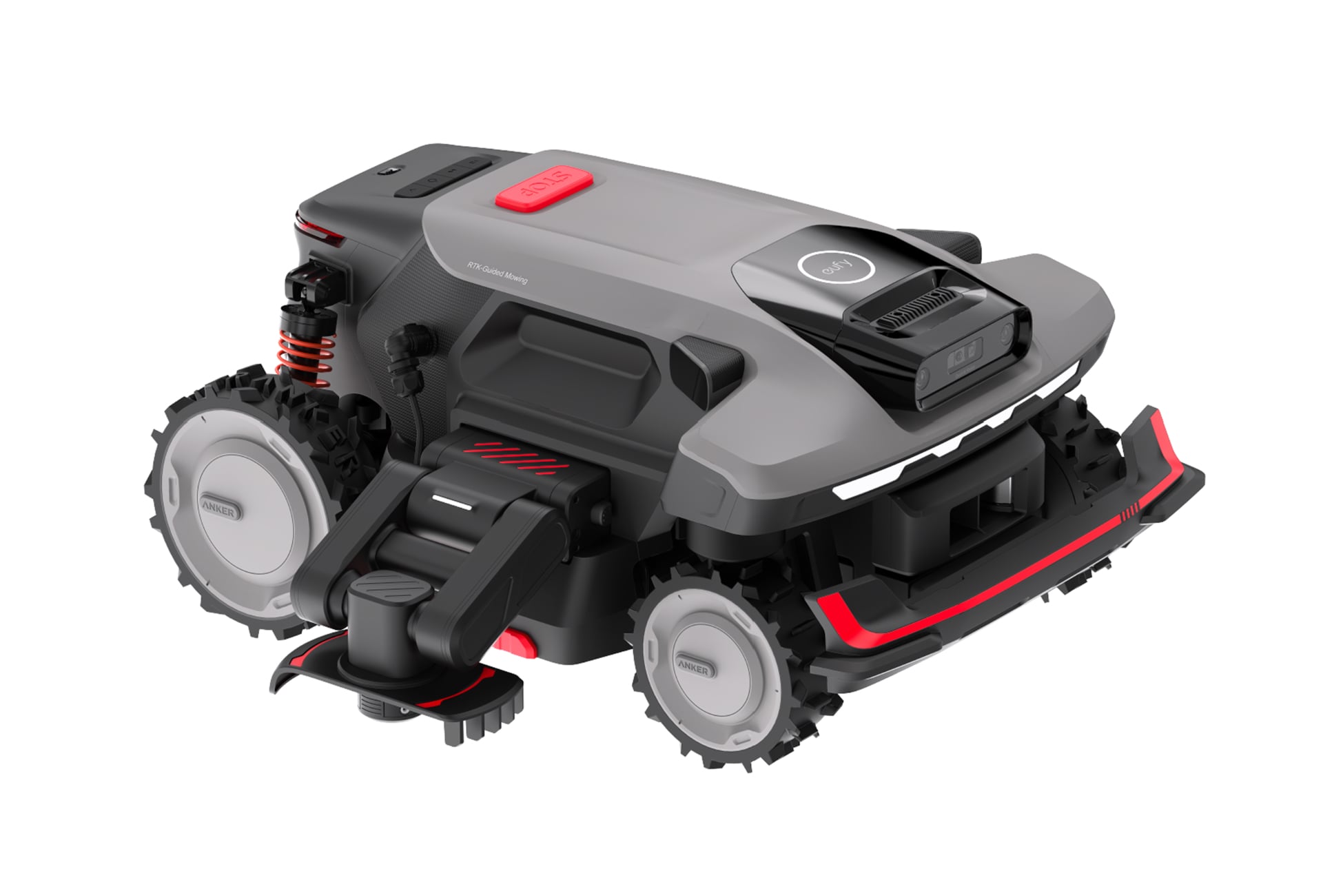 Eufy Robot Mower S2 Max Trimming Arm Out