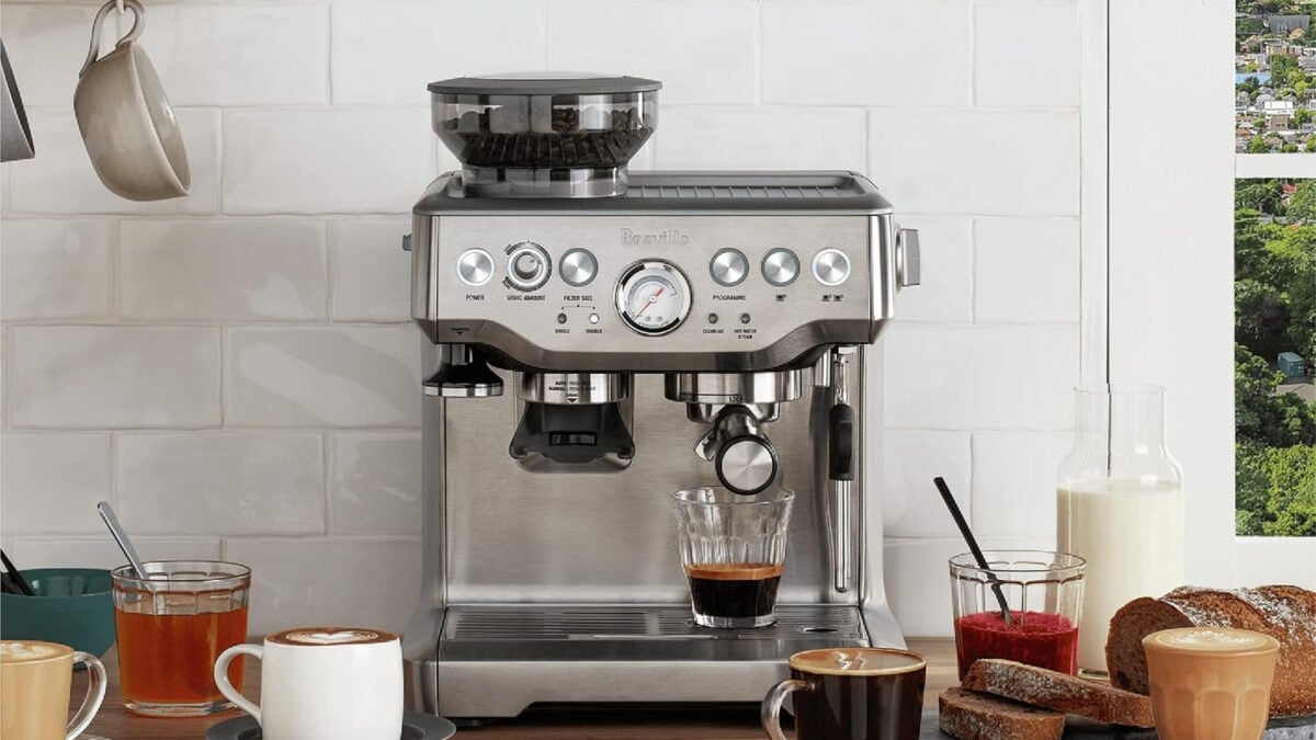 Amazon bietet die Breville Barista Express Espressomaschine zum absoluten ...