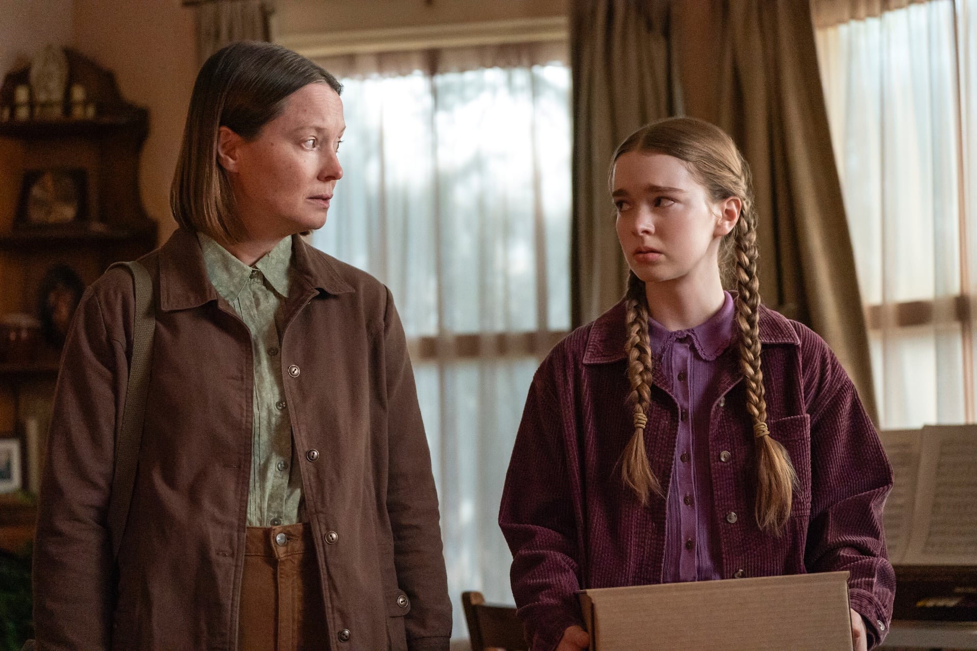 Samantha Sloyan and Summer H. Howell in 'Carrie.'