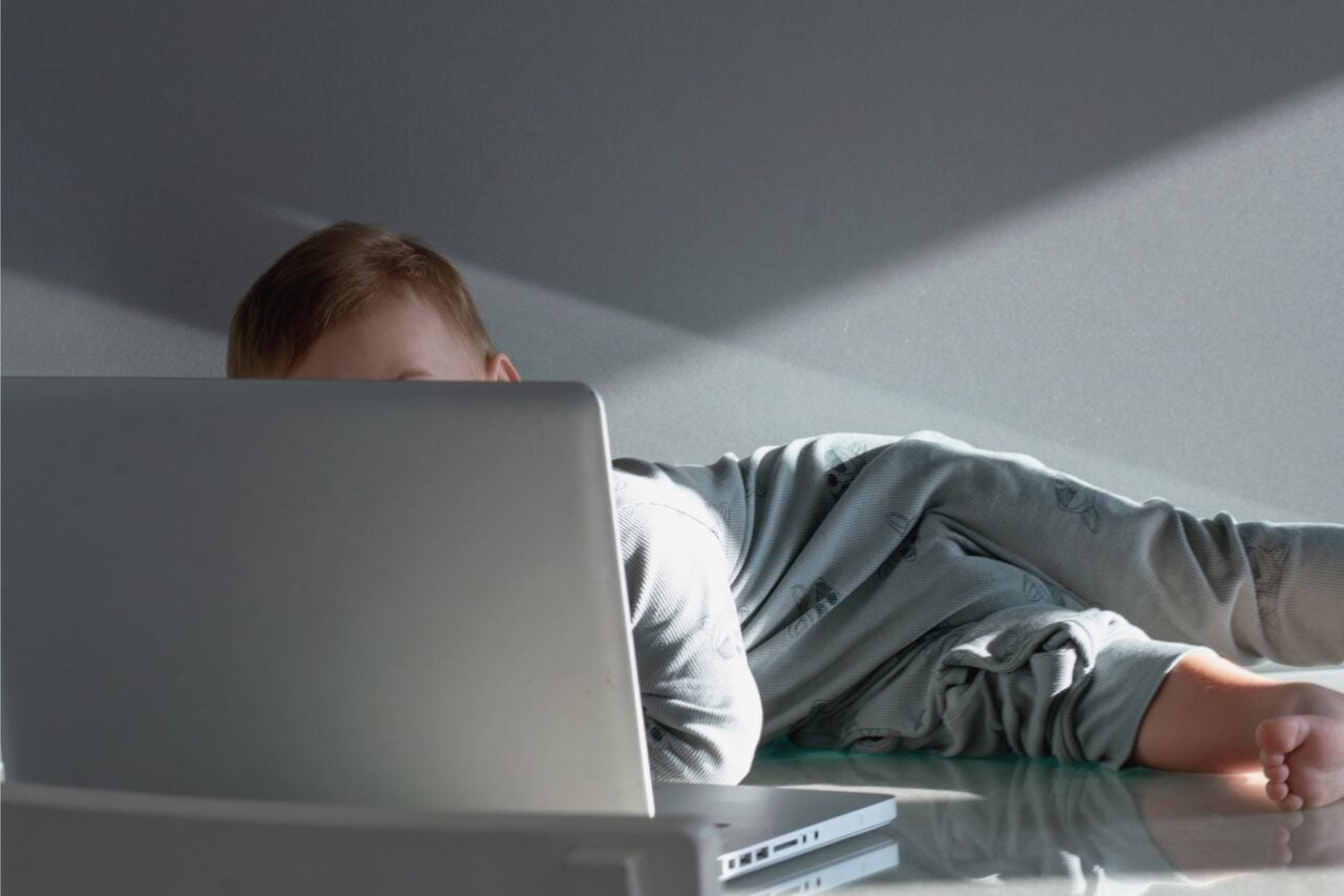 Child With Laptop