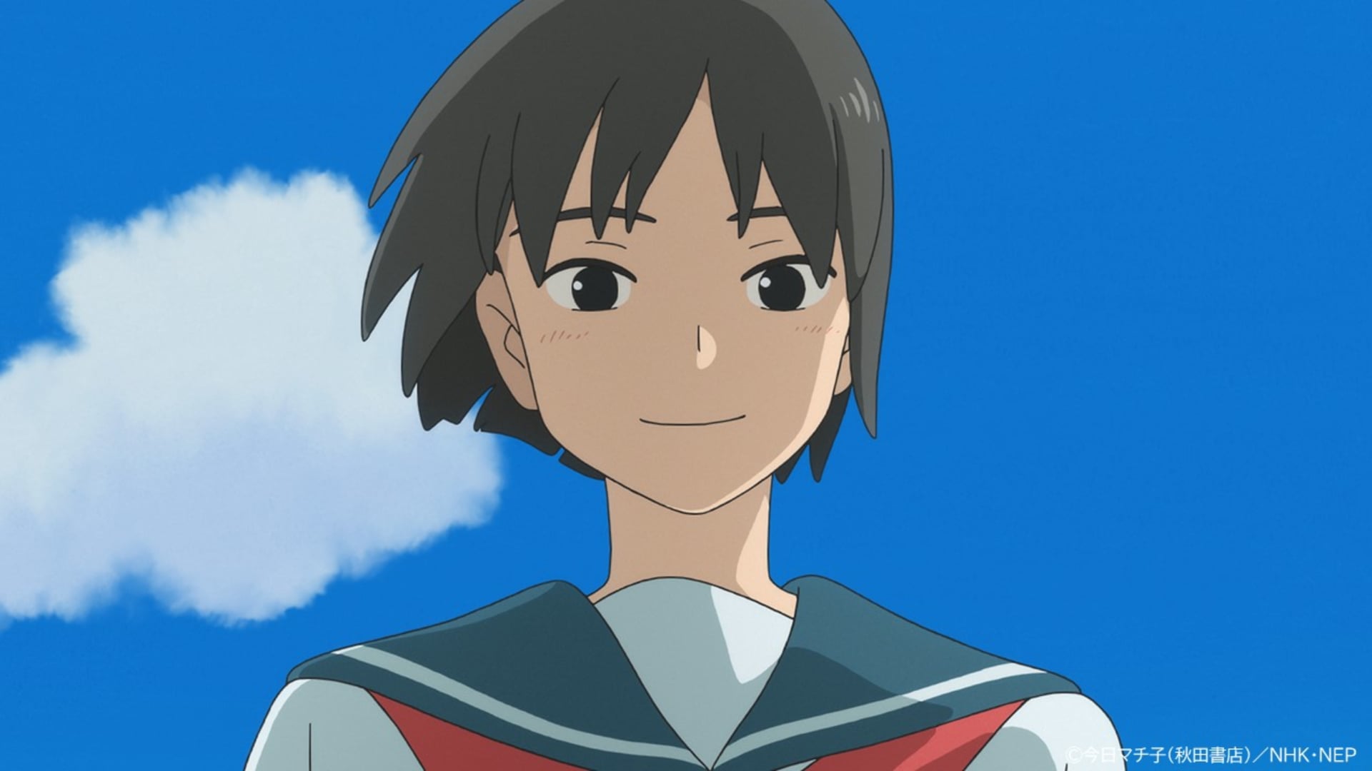 Cocoon One Summer Of Girlhood still of Mayu smiling.