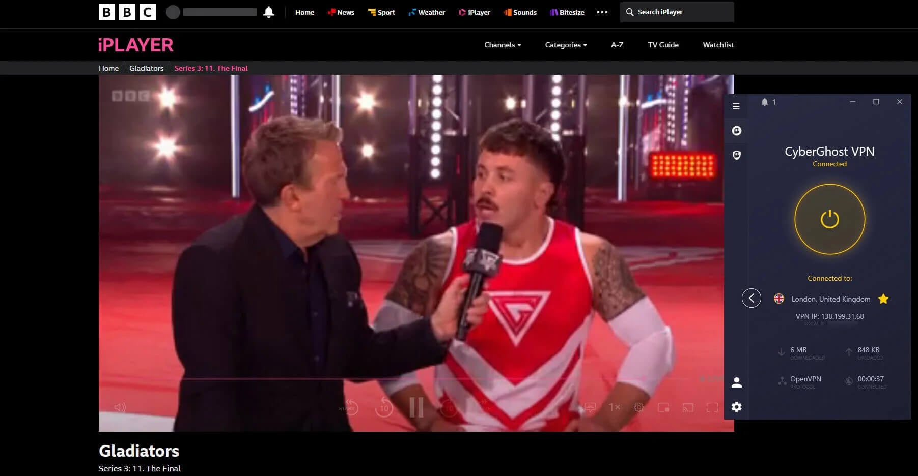 Cyberghost Bbc Iplayer Stream