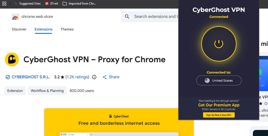 Cyberghost Chrome