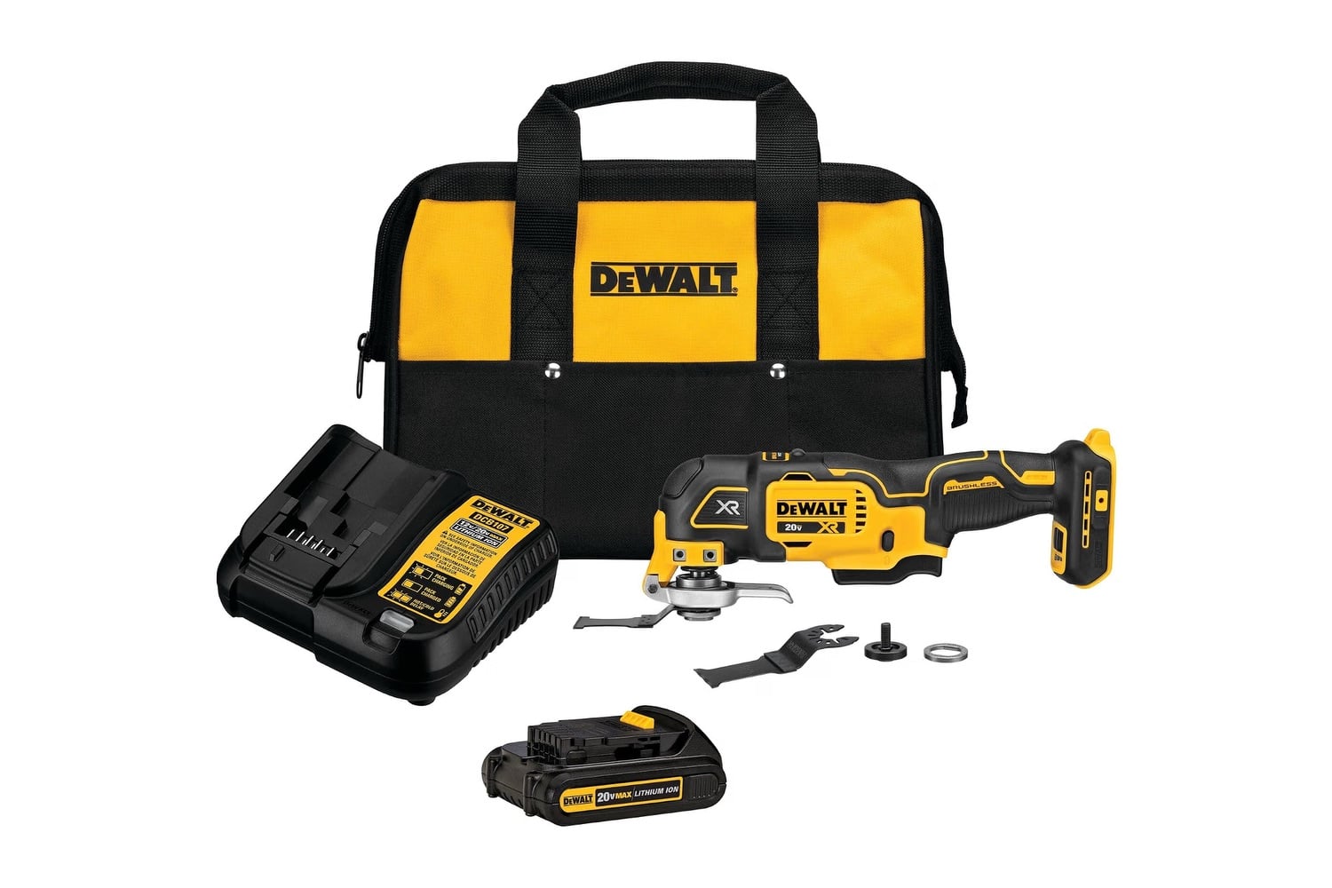 Dewalt 20v Max Xr Oscillating Tool Kit With Blades