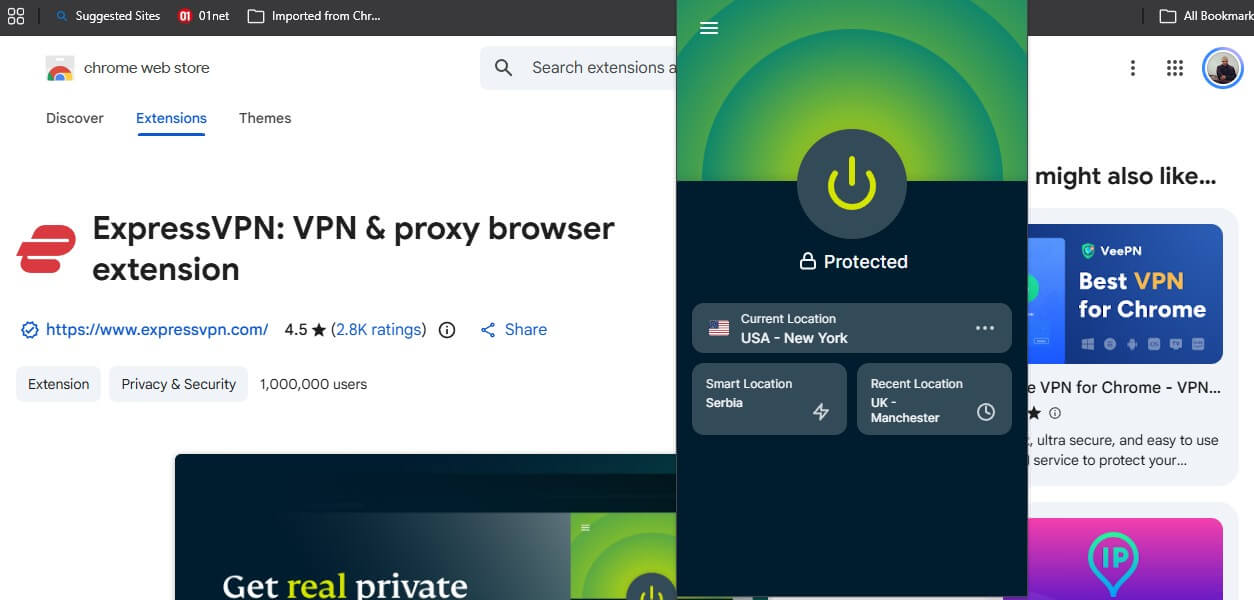 Expressvpn Chrome