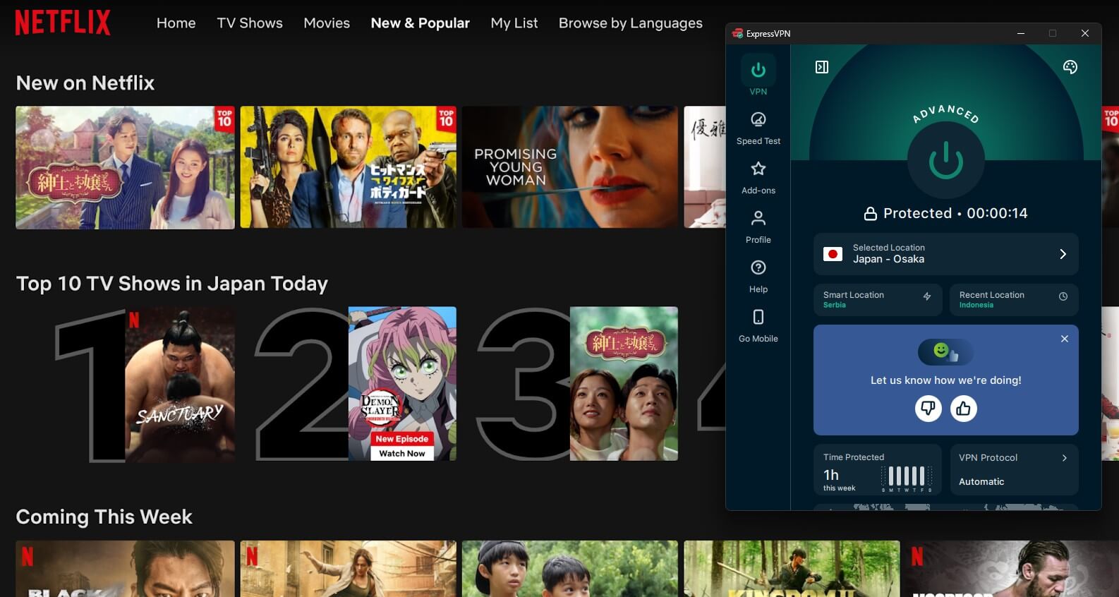 Expressvpn Netflix Japan