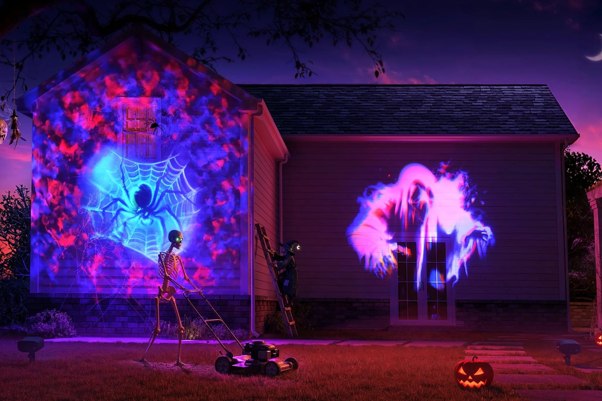 Govee Launches Dual‑Light Holiday Projector That Casts Ghostly or Festive Images on Home Exteriors