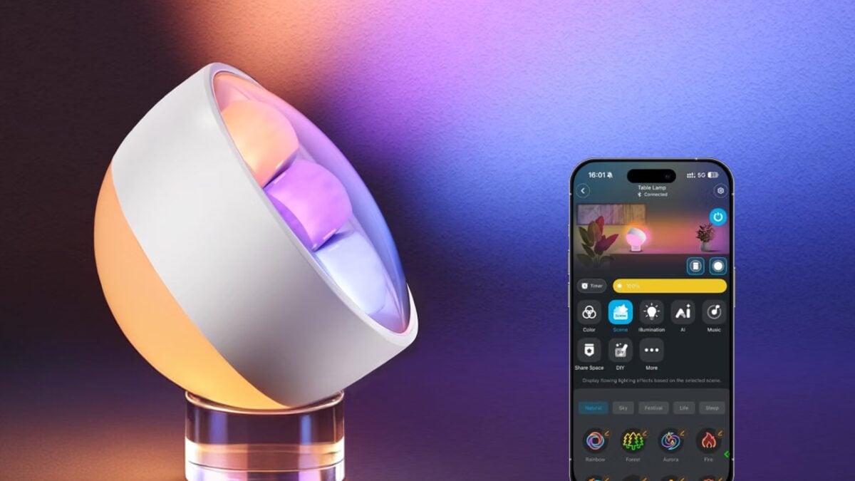 Govee's New Table Lamp Spews Color All Over Your Wall