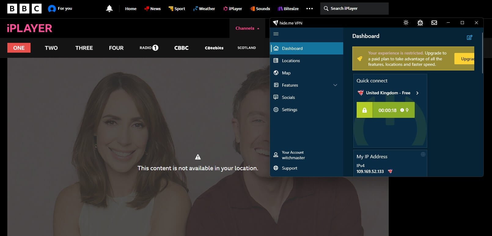Hide.me Bbc Iplayer
