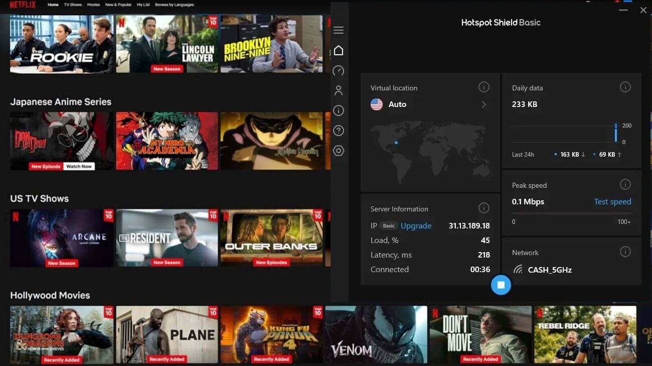 Hotspot Shield Netflix