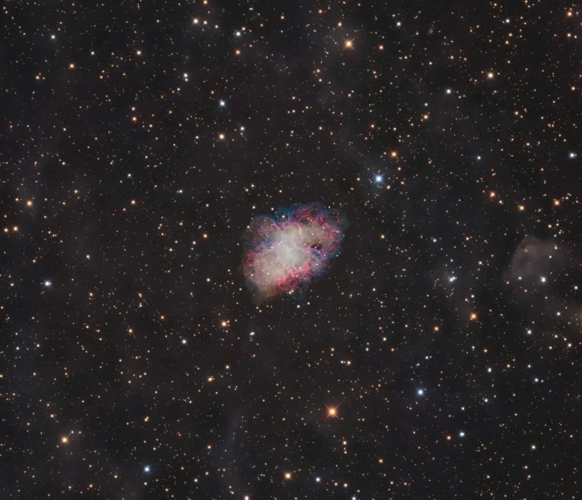 M1 Echoes Of An Ancient Explosion © Haocheng Zhu Zwo Astronomy Photographer Of The Year 2026 Best Newcomer