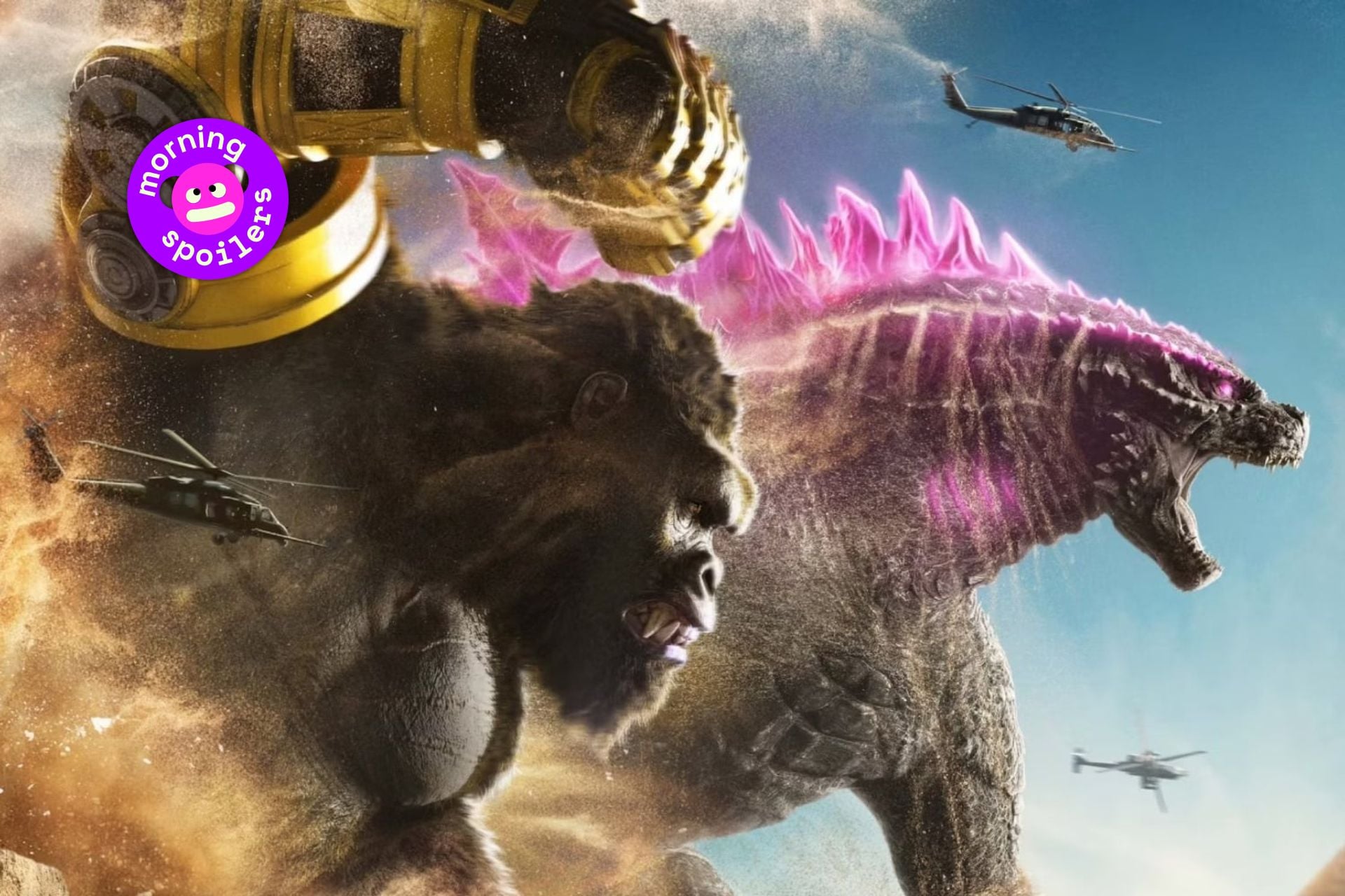 An image of Godzilla and Kong.
