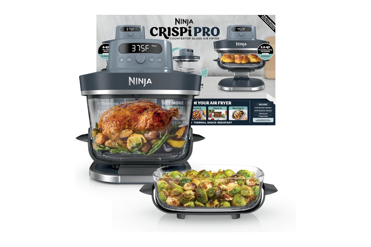Ninja Crispi Pro Glass Air Fryer