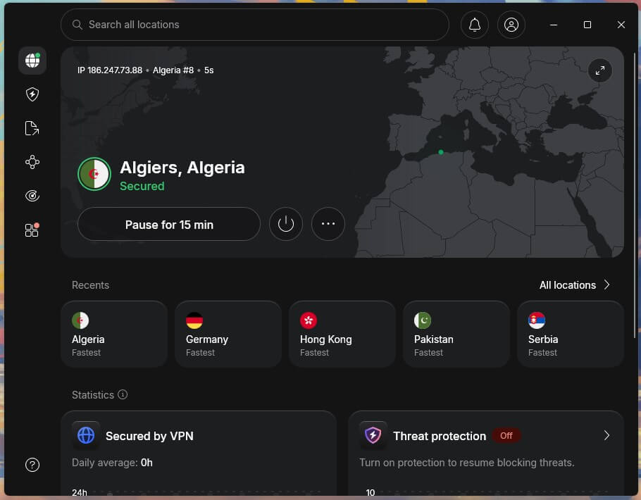 Nordvpn Algeria App