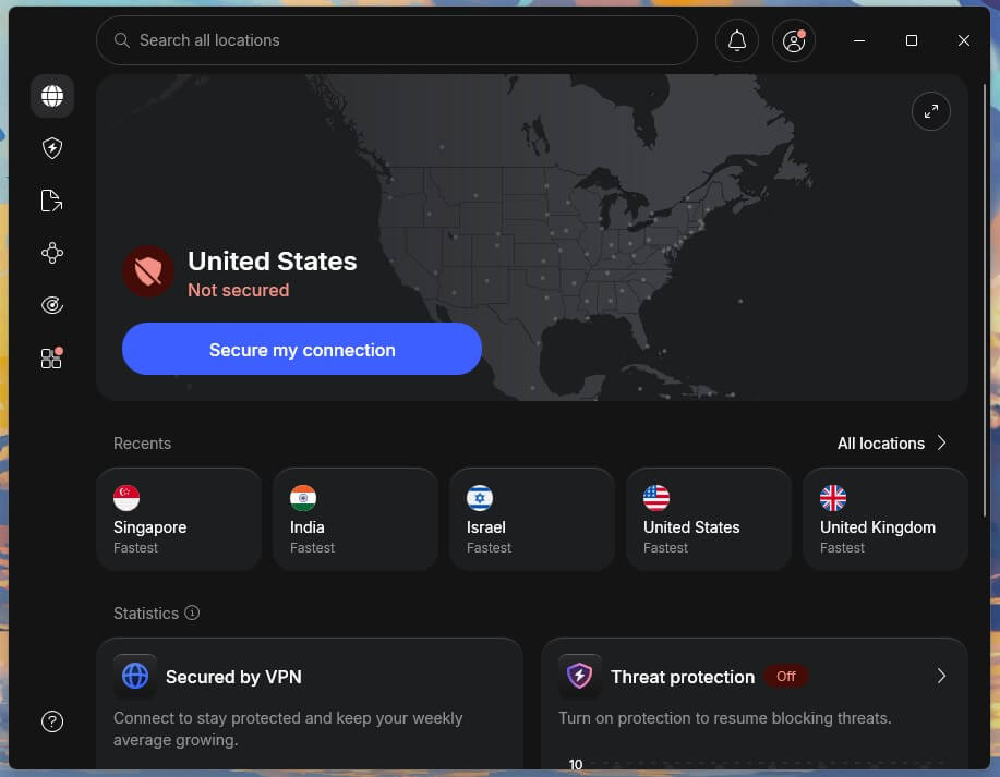 Nordvpn App Dark Usa