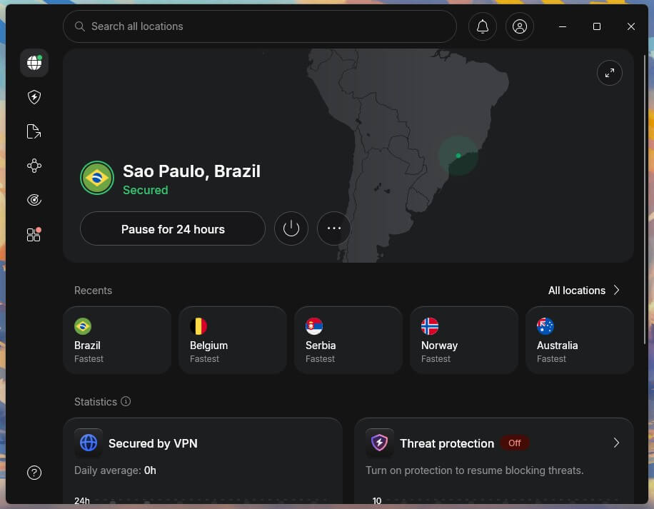 Nordvpn Brazil Ip App